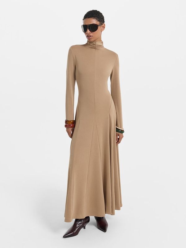 Платье макси из вискозы