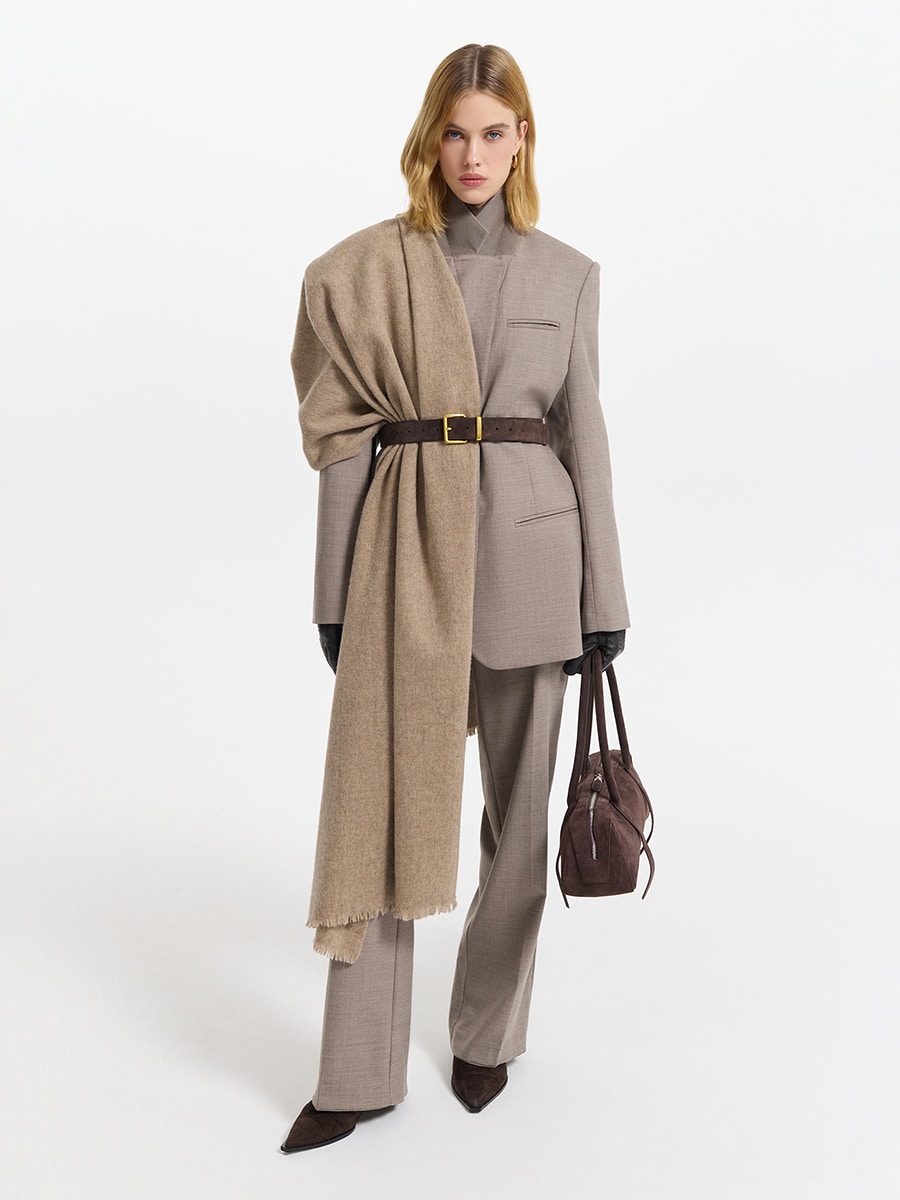 Шарф из 100% шерсти