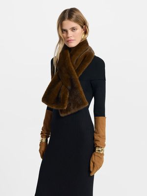 

Шарф из экомеха