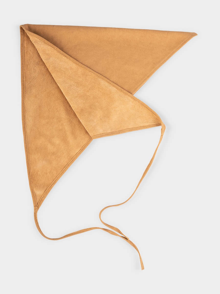 Косынка из натуральной замши