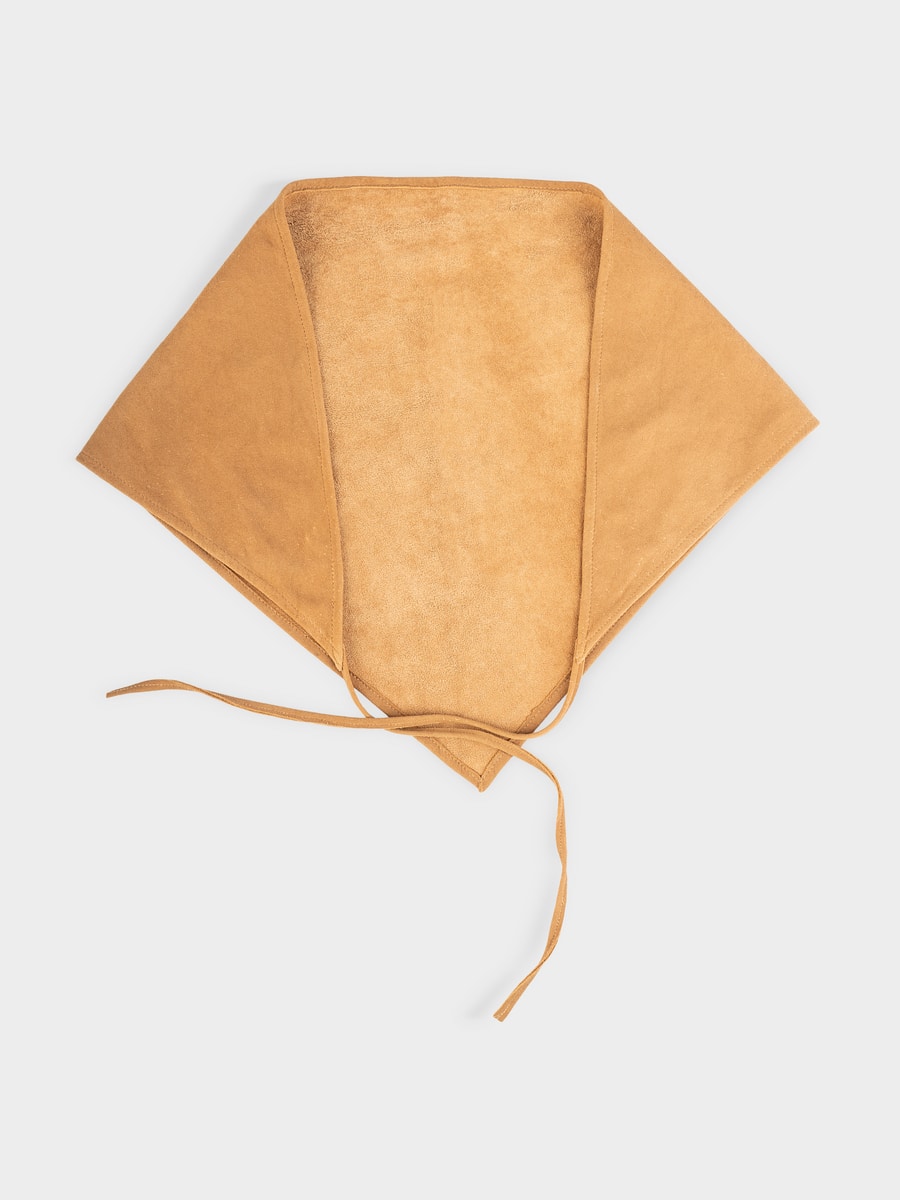 Косынка из натуральной замши