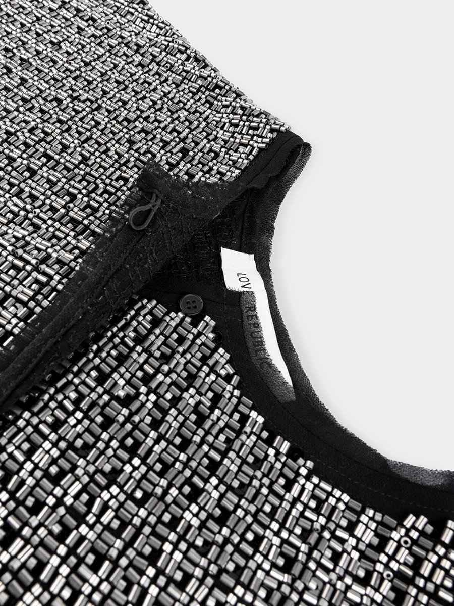 Пелерина с бисером