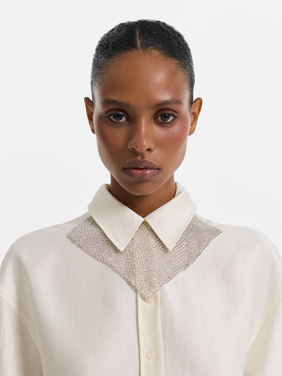 Ожерелье с кристаллами