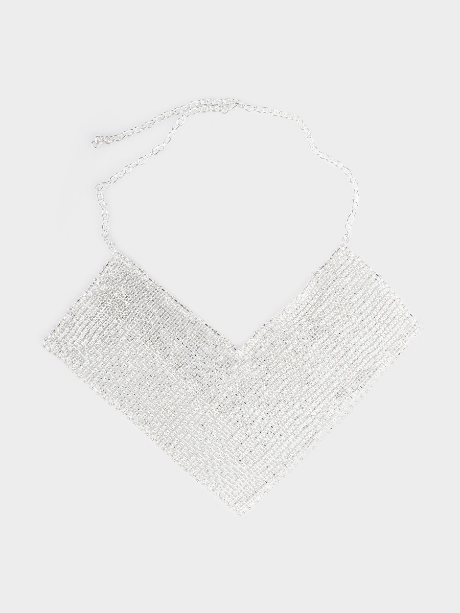 Ожерелье с кристаллами