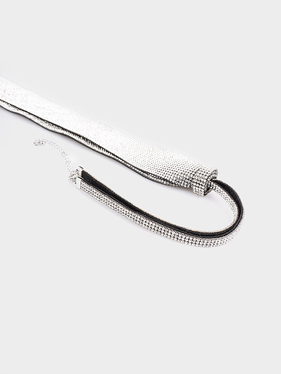 Галстук с кристаллами