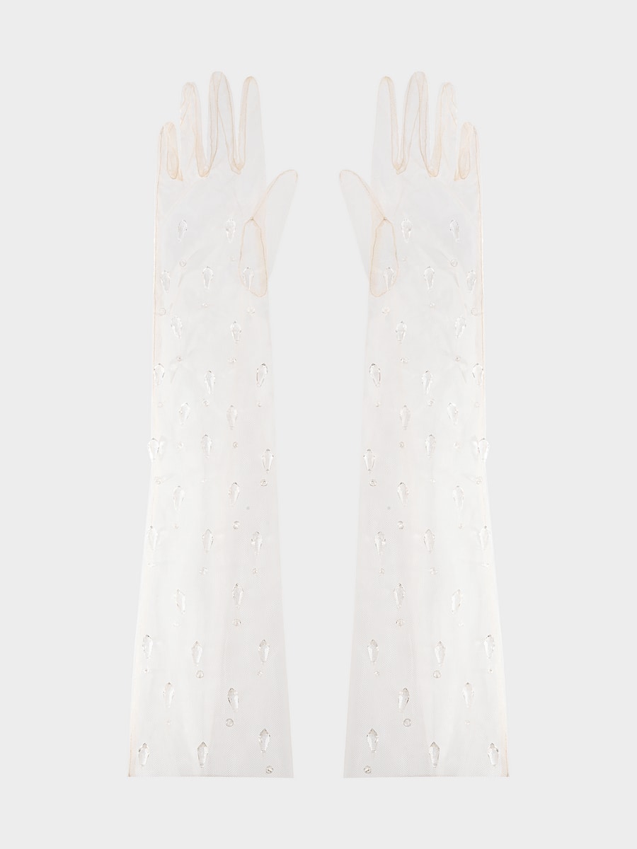 Перчатки с кристаллами-каплями 544217008-99