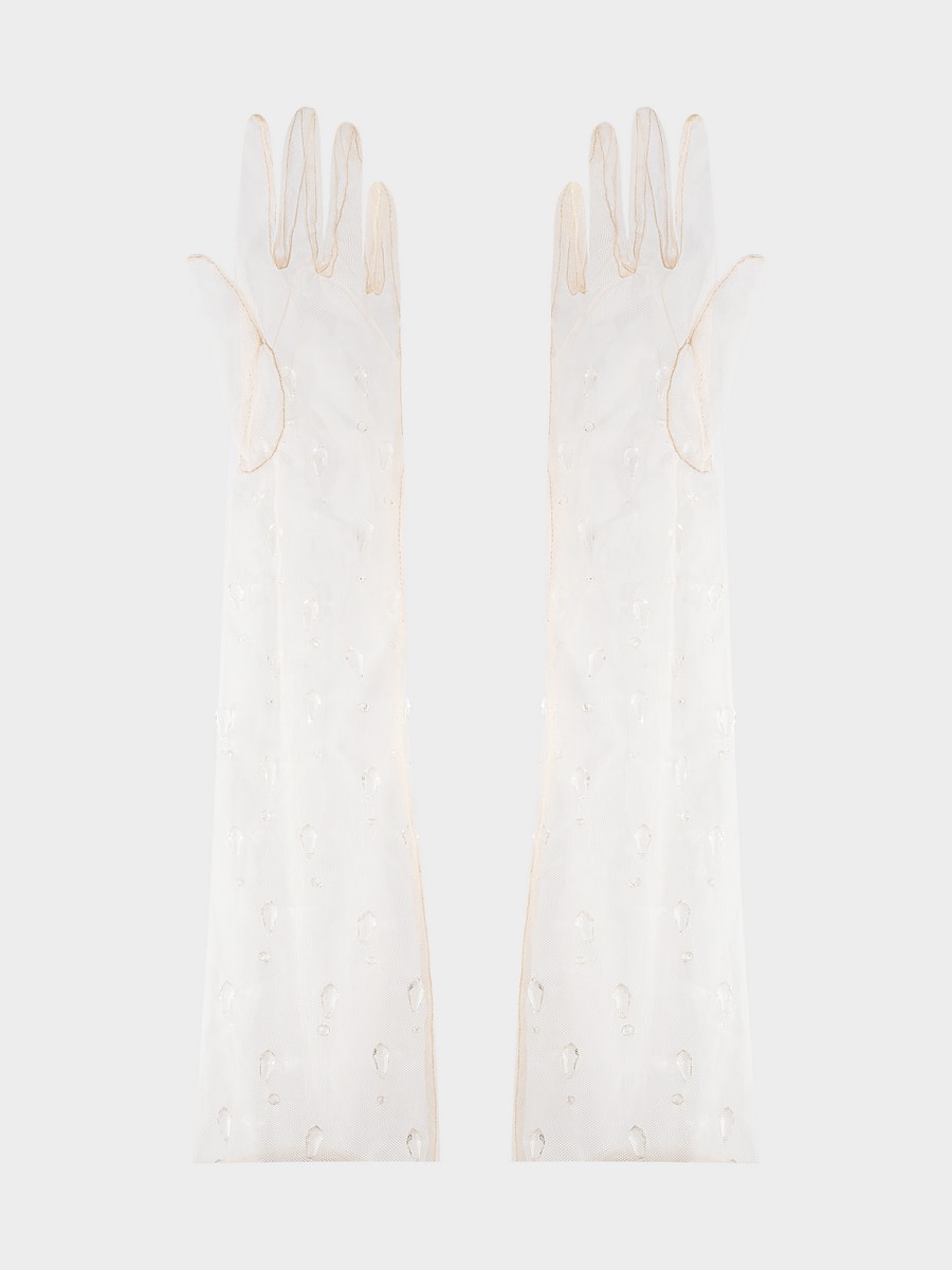 Перчатки с кристаллами-каплями 544217008-99