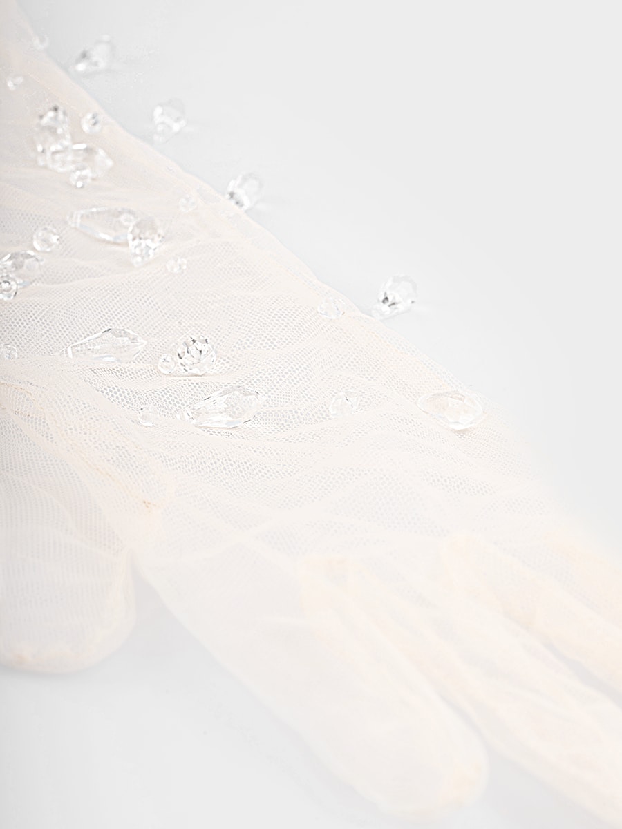 Перчатки с кристаллами-каплями 544217008-99