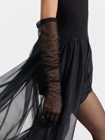 Перчатки со стразами