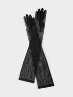 Перчатки со стразами