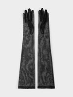 Перчатки со стразами