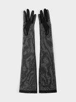 Перчатки со стразами