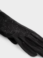 Перчатки со стразами