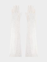 Перчатки с кристаллами