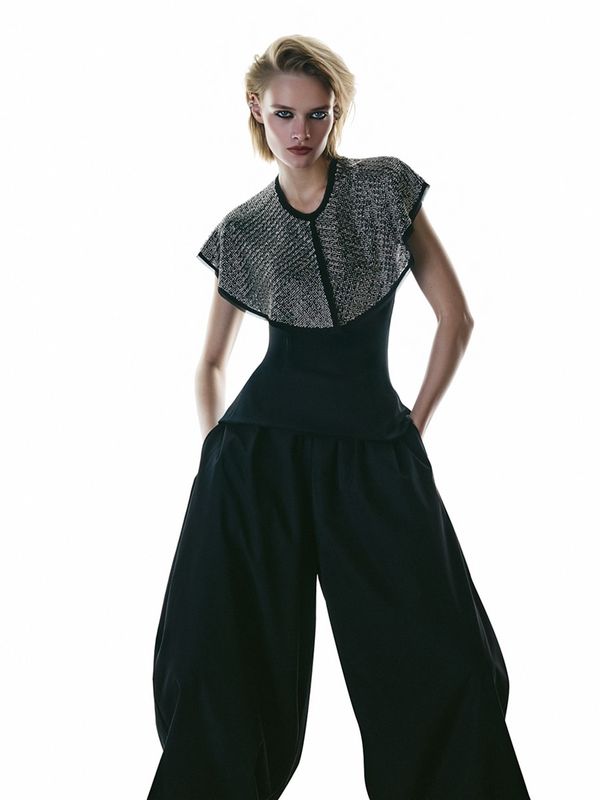 Пелерина с бисером