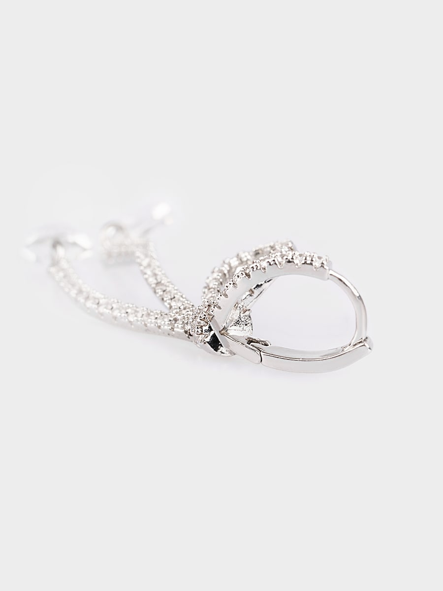 Серьги с кристаллами