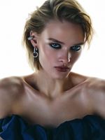 Серьги-конго со стразами