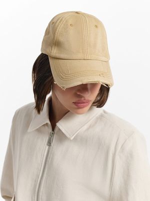 

Джинсовая бейсболка с винтажным эффектом