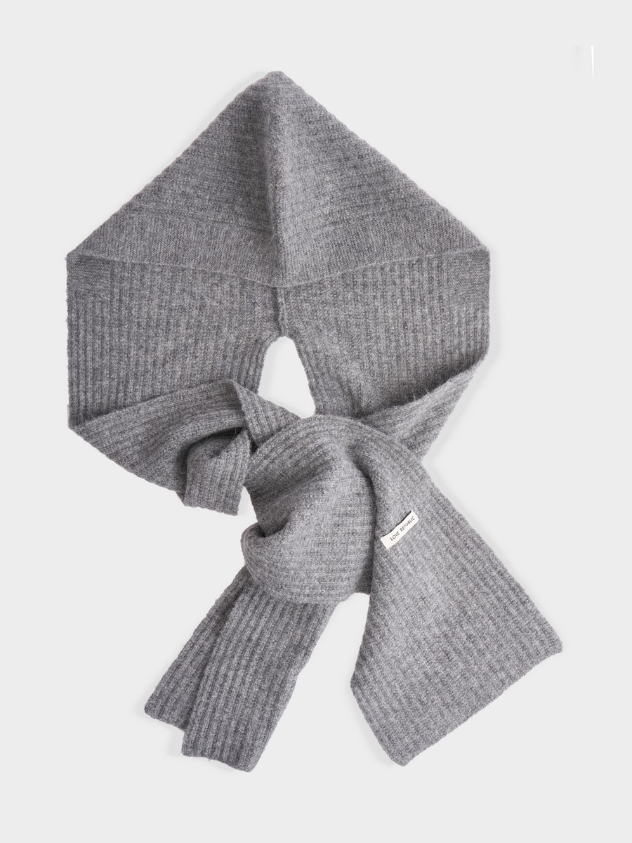 Шарф-капюшон с ангорой и шерстью 544828007-32