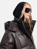 Шарф-капюшон с ангорой