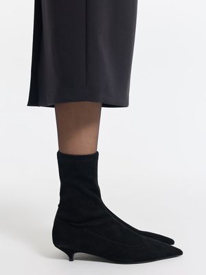 

Ботильоны из натуральной замши