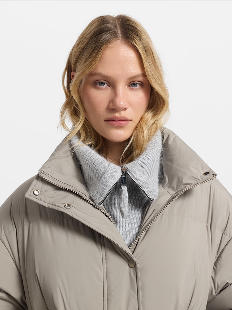 Манишка с ангорой и шерстью