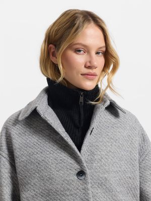 

Манишка с ангорой и шерстью