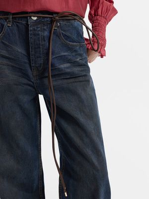 

Пояс-шнурок из экокожи