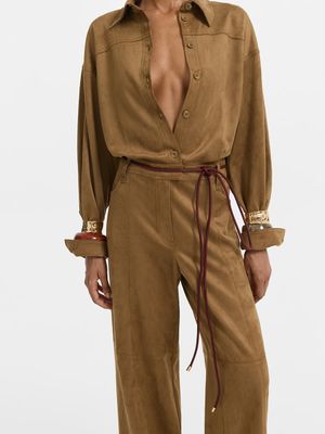 

Пояс-шнурок из экокожи