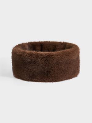 

Повязка на голову из экомеха