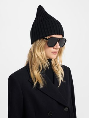 

Вязаная шапка бини