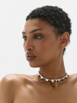 

Чокер с подвесками «сердце»