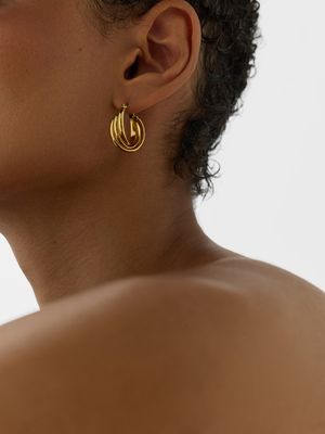 

Витые серьги-кольца