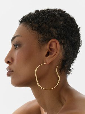 

Фигурные серьги-кольца