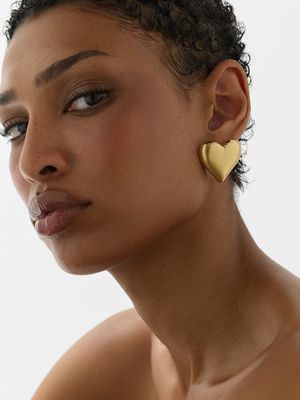 

Серьги-пусеты в форме сердца