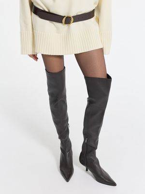 

Ботфорты из натуральной кожи