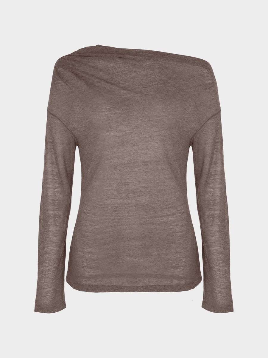 Лонгслив асимметричного кроя