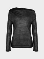 Лонгслив асимметричного кроя