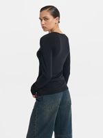 Лонгслив с драпировкой