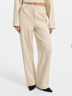 

Брюки из экозамши