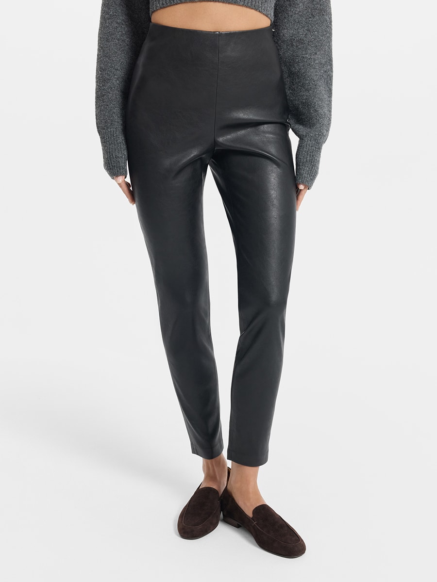 Легинсы из экокожи