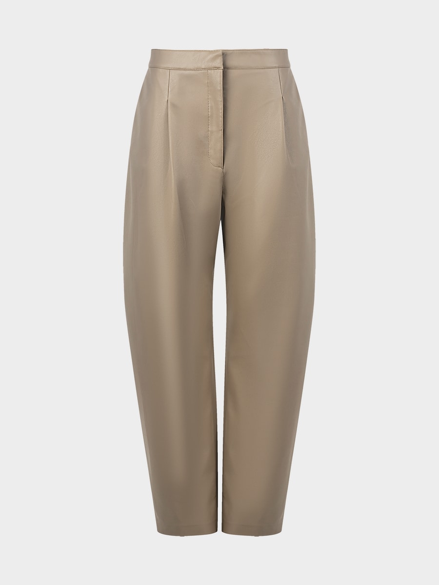 Брюки из экокожи