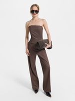 Брюки из шерсти и вискозы