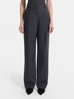 Брюки из шерсти и вискозы