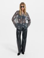 Брюки из экокожи