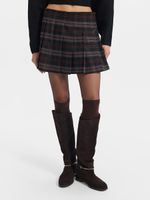 Юбка мини в складку