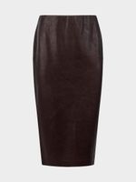 Юбка-карандаш из экокожи
