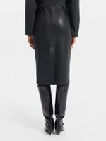 Юбка-карандаш из экокожи