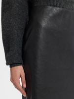 Юбка-карандаш из экокожи