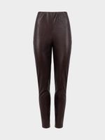 Легинсы из экокожи